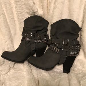 Gray Boots-NEVER WORN